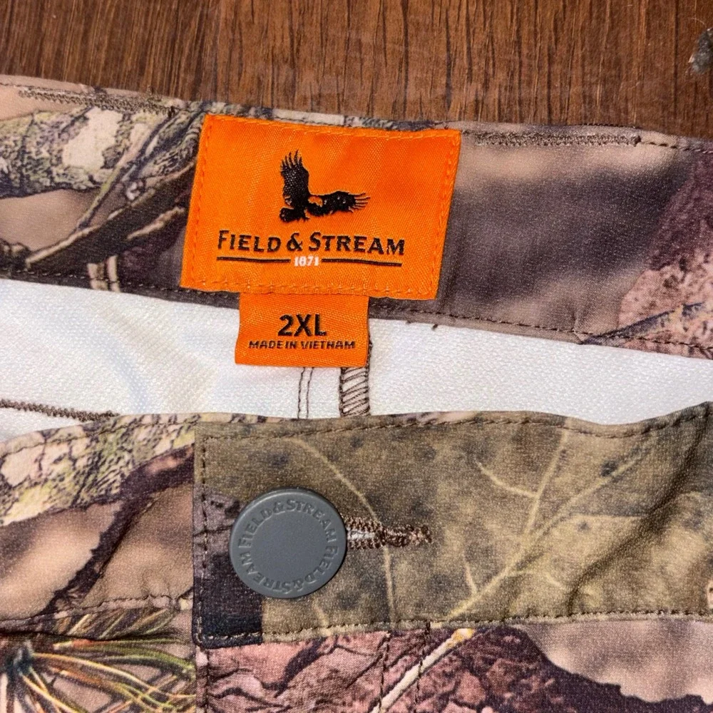 Field & Stream Every Hunt Agility Pant Mossy Oak Camo Mens 2XL HydroRepel NWT